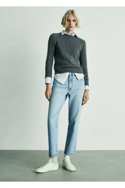 Mom2000 High Waisted Mom Jean Pants - 3