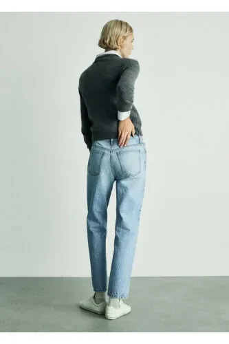 Mom2000 High Waisted Mom Jean Pants - 5