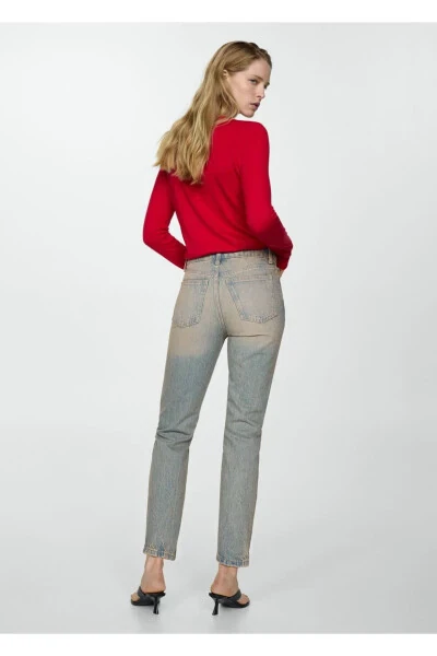 Mom2000 High Waisted Mom Jean Pants - 4