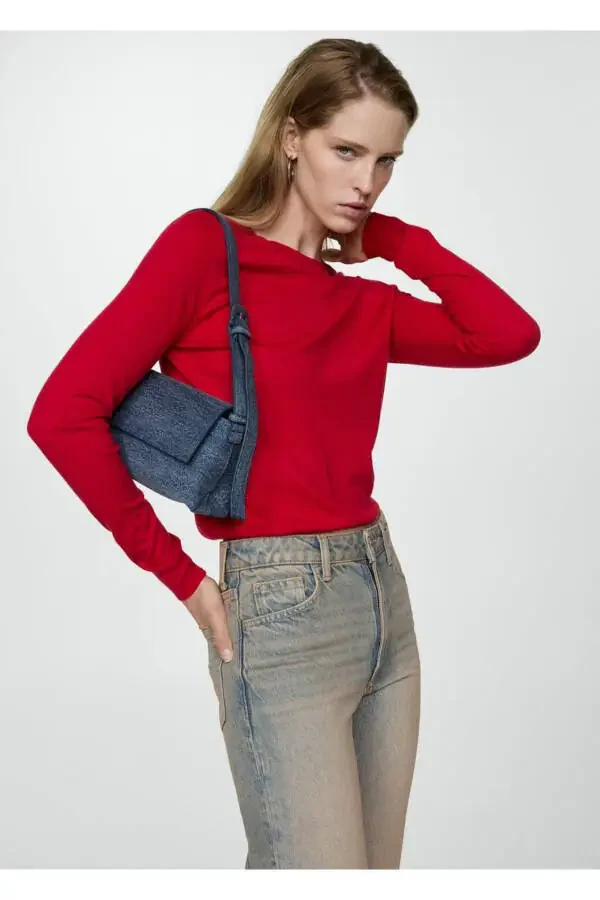 Mom2000 High Waisted Mom Jean Pants - 5