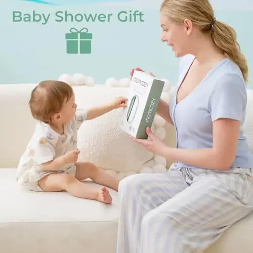 Momcozy Baby Towels, Soft Absorbent Bath Towel for Newborn&Toddler,Whale | Soft&Absorbent Bath Towel Set，Gentle on Baby's Skin，Unisex Baby Essential - MOMCOZY (1)