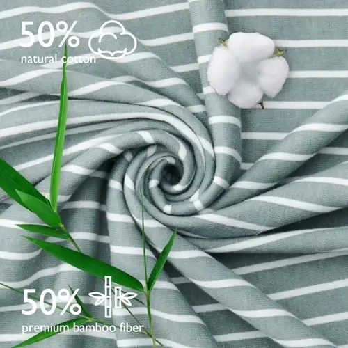 Momcozy Детское полотенце с капюшоном - 2 шт. Мягкий набор банных полотенец - Подарки для душа или Предметы первой необходимости для купания младенцев, новорожденных, малышей (35 X 35 дюймов, Petite Blossom) - 3