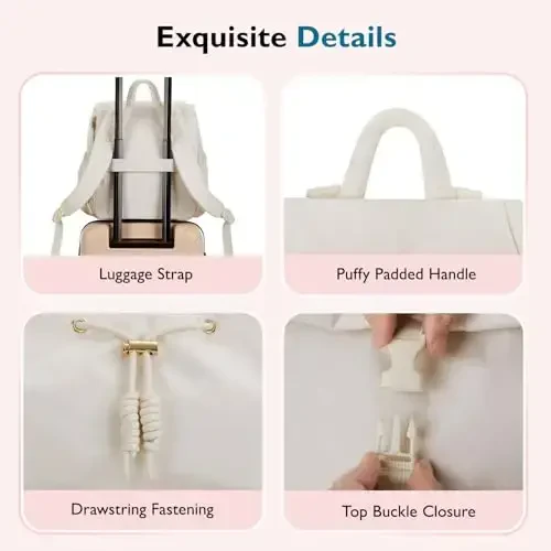 mommore Diaper Bag Backpack, Travel uchun kichik taglik bezi ryukzaki, tortma puffer taglik bezi sumkasi, aravachalar uchun tasma bilan engil kapitone bolalar sumkasi, almashtirish uchun taglik - 2