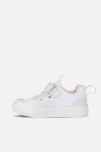 Momo Lighted Unisex Baby White Sneakers - 3