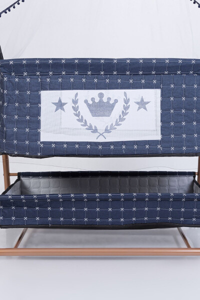 Mom's Side Basket Crib Stroller Luxury Crib - 3