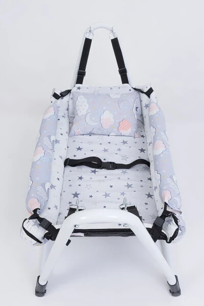 Mom's Side Hammock Luxurious Cotton Fabric Wipeable Hammock - COZIBO (1)