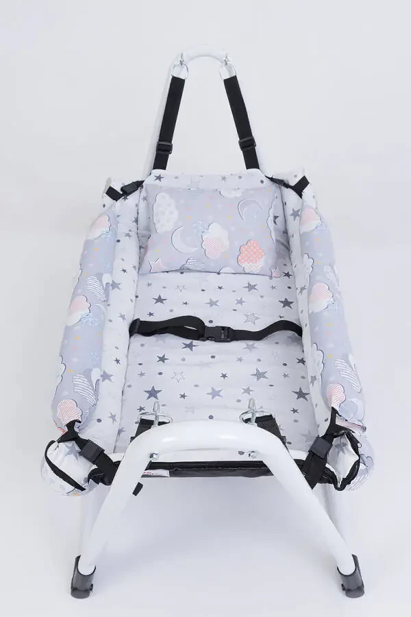 Mom's Side Hammock Luxurious Cotton Fabric Wipeable Hammock - 2