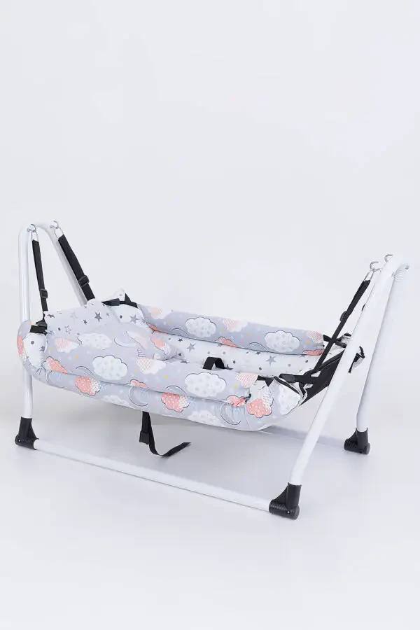 Mom's Side Hammock Luxurious Cotton Fabric Wipeable Hammock - 3