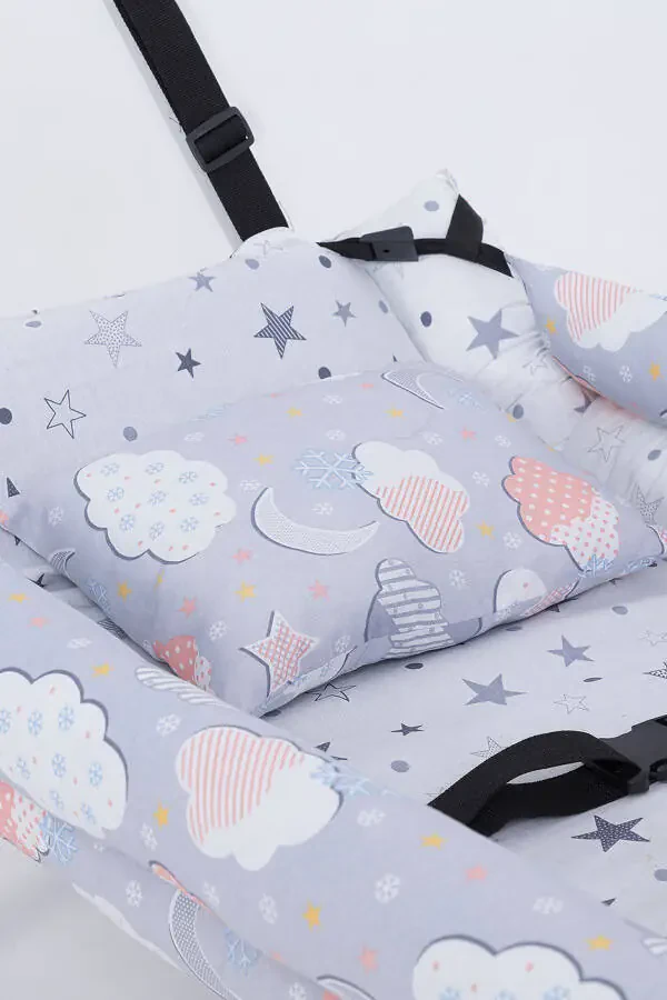 Mom's Side Hammock Luxurious Cotton Fabric Wipeable Hammock - 4