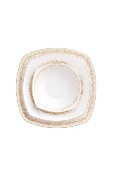 Mona Collection 60 Piece Square Dinner Set - 4