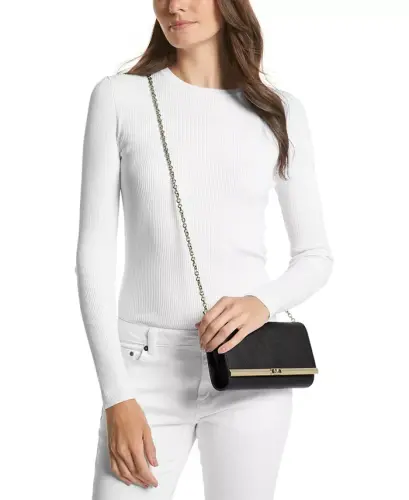 Mona East West Katta Charm Xaltasi-Qora - MICHAEL KORS (1)