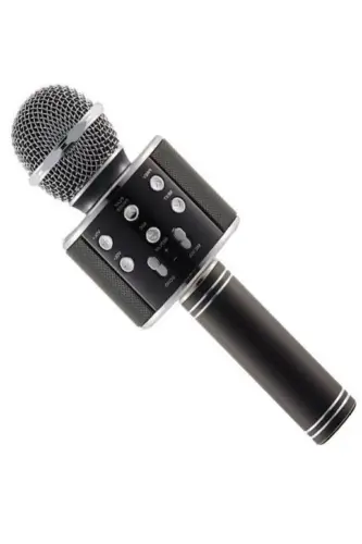 Monadm Kablosuz Karaoke Mikrafon Bluetooth Mp3 Çalar Sd-usb-aux Girişli-siyah - REGNUM (1)