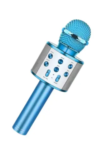 Monadm Kablosuz Karaoke Mikrafon Bluetooth Mp3 Çalar Sd-usb-aux Girişli renk seçimi yoktur - mavi - 2