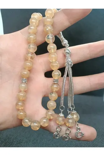 Money And Luck Stone - Citrine Rosary - 33 Beads - Special Cocooon-yellow - 2