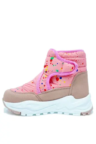 Monny Comfortable And Warm Orthopedic Girls Snow Boots Powder Pink - Powder Pink - 3