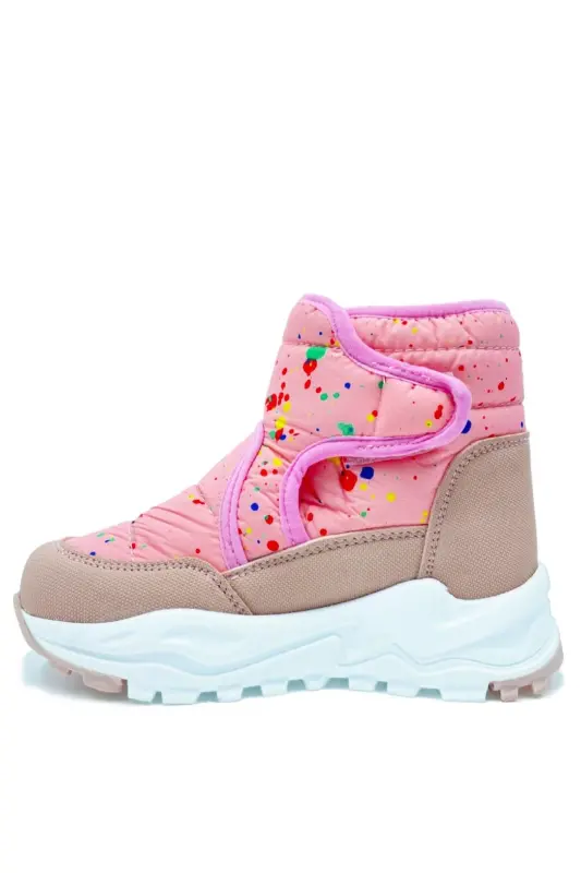 Monny Comfortable And Warm Orthopedic Girls Snow Boots Powder Pink - Powder Pink - 3