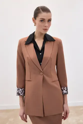 Mono Yaka Klassik Ko'ylagi - Camel-CAMEL - 1