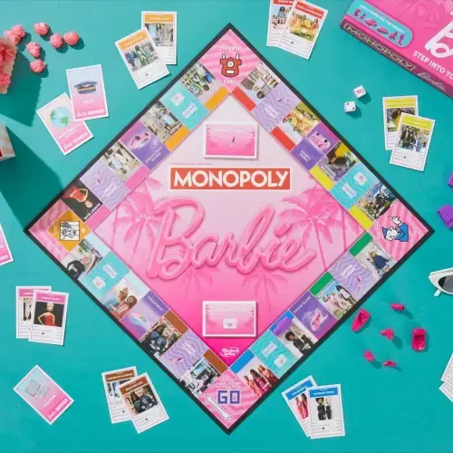 Monopoly: Barbie Nashri Stol O'yini, 2-6 O'yinchi Uchun Oilaviy O'yinlar, 8+ Yosh - 5