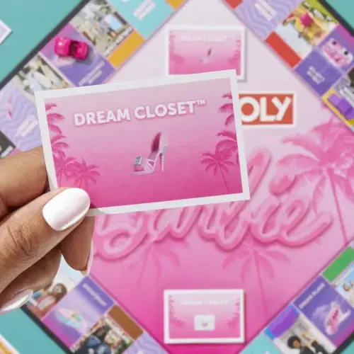 Monopoly: Barbie Nashri Stol O'yini, 2-6 O'yinchi Uchun Oilaviy O'yinlar, 8+ Yosh - 7