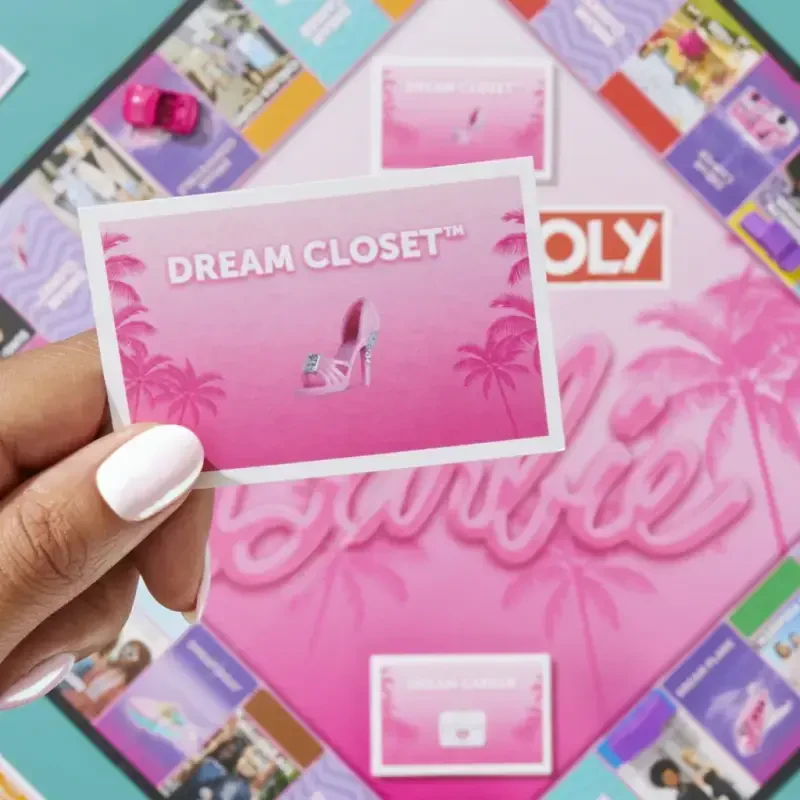 Monopoly: Barbie Nashri Stol O'yini, 2-6 O'yinchi Uchun Oilaviy O'yinlar, 8+ Yosh - 7