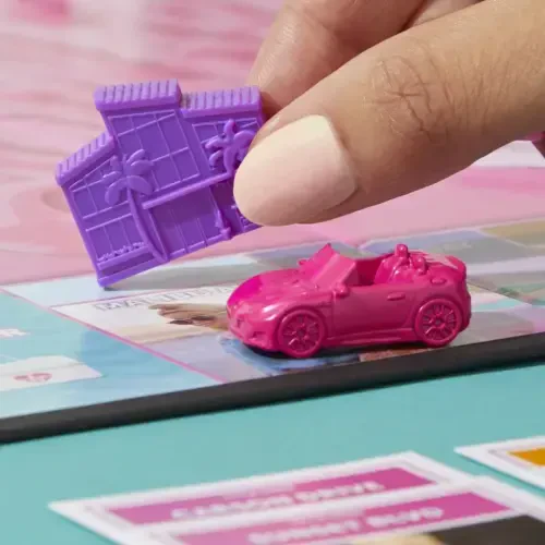 Monopoly: Barbie Nashri Stol O'yini, 2-6 O'yinchi Uchun Oilaviy O'yinlar, 8+ Yosh - 10