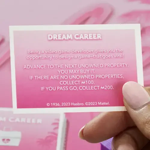 Monopoly: Barbie Nashri Stol O'yini, 2-6 O'yinchi Uchun Oilaviy O'yinlar, 8+ Yosh - 13