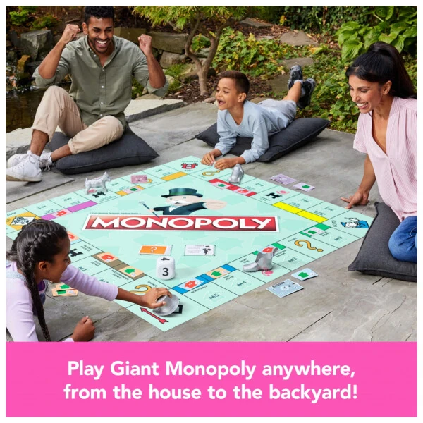 Monopoly Board Game Giant Edition Game for Kids Ages 6+ - 6