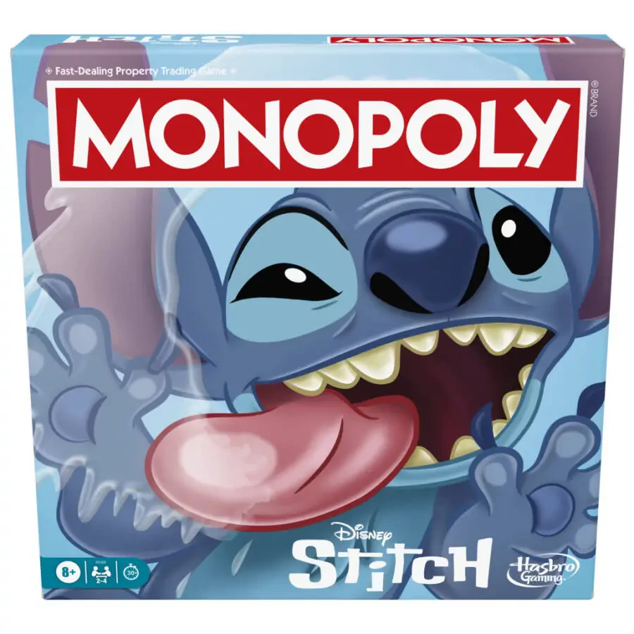 Monopoly Disney Stitch Edition Board Game, Officially Licensed Disney Game, Holiday Gifts for Kids, Ages 8 and Up (Walmart Exclusive) - 1