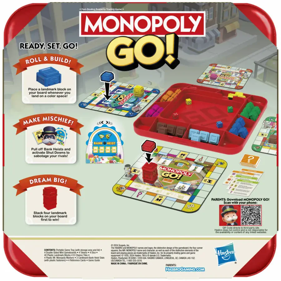 Monopoly GO! Настольная игра, вдохновленная популярной мобильной игрой, 15 мин., семейные игры, 8+ - 9