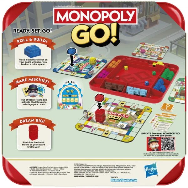 Monopoly GO! Stol o'yini, mashhur mobil stol o'yiniga asoslangan, 15 daqiqa, oilaviy o'yinlar, 8+ yosh. - 9