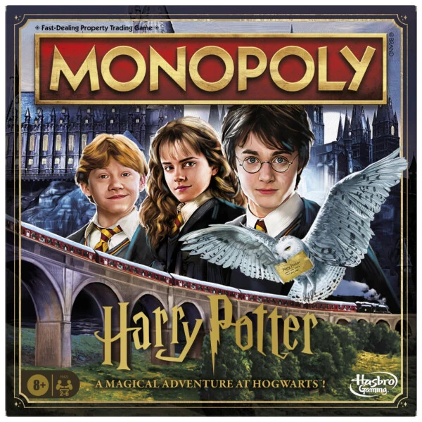 Monopoly Harry Potter Nashri Stol O'yini, 2 dan 6 gacha O'yinchilar uchun Oilaviy O'yinlar, 8+ Yosh - 1