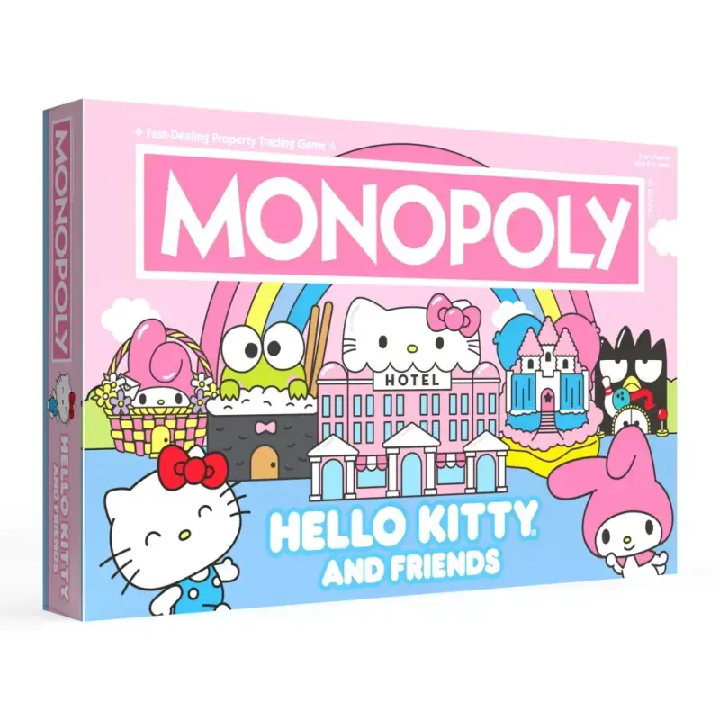 Monopoly® Hello Kitty® va Do'stlar O'yin taxtasi, USAopoly tomonidan - USAOPOLY