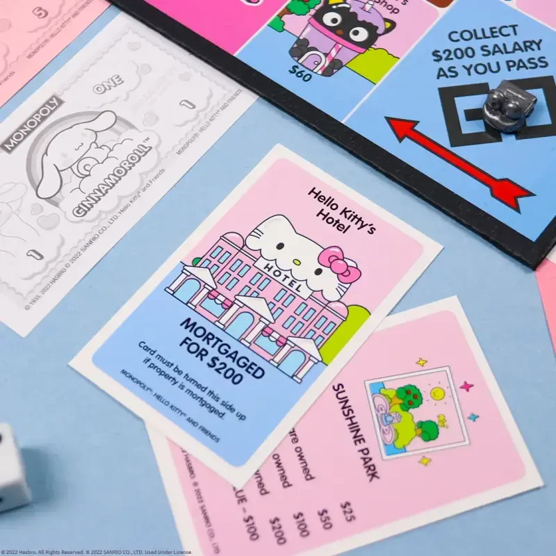 Monopoly® Hello Kitty® va Do'stlar O'yin taxtasi, USAopoly tomonidan - 6