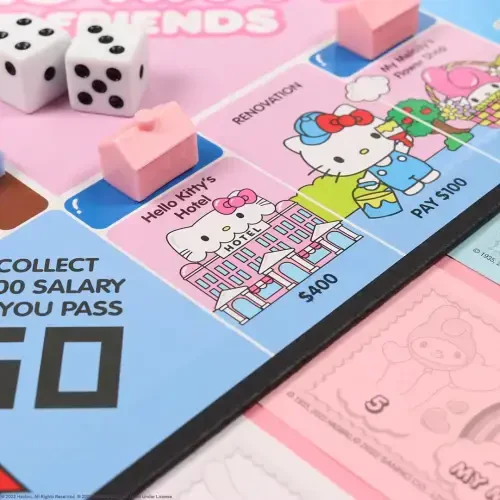 Monopoly® Hello Kitty® va Do'stlar O'yin taxtasi, USAopoly tomonidan - 7