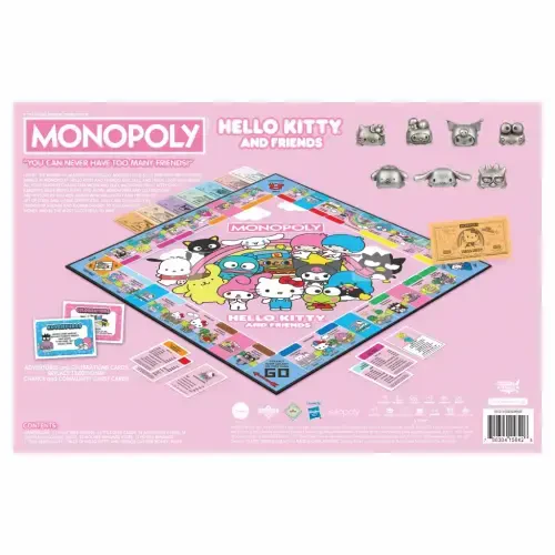 Monopoly® Hello Kitty® va Do'stlar O'yin taxtasi, USAopoly tomonidan - 11