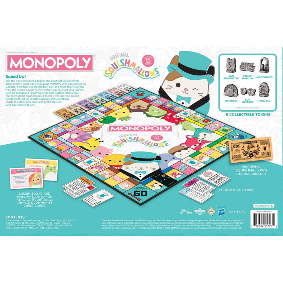 MONOPOLY: Original SquisModazoneallows Collector's Edition Board Game by USAopoly, Inc - 3