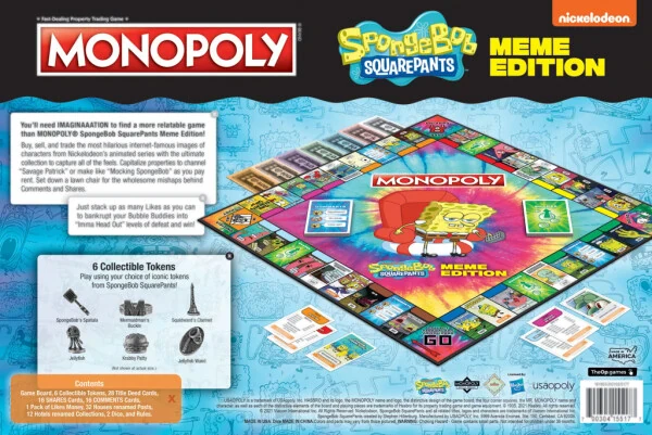 MONOPOLY®: SpongeBob SquarePants Meme Edition - 3
