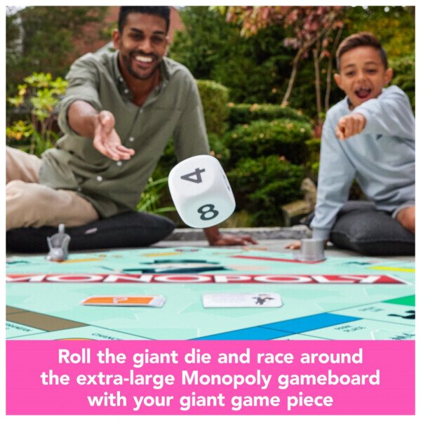 Monopoly Stol O'yini Gigant Nashri 6+ Yoshdagi Bolalar Uchun O'yin - 4