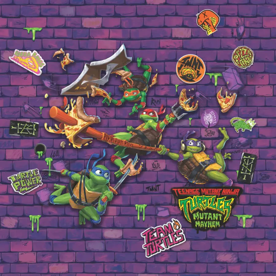 Monopoly Teenage Mutant Ninja Turtles: Mutant Mayhem nashri, 8 yoshdan katta bolalar uchun stol o'yini. - 9