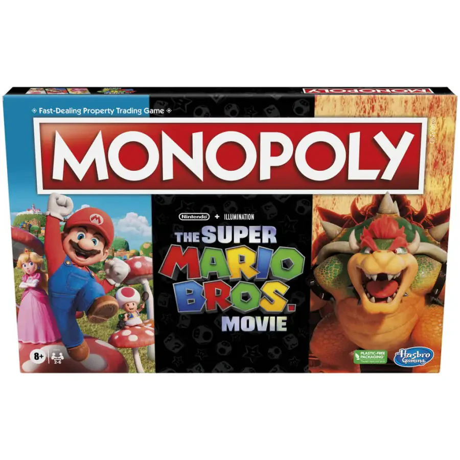 Monopoly The Super Mario Bros. Movie Edition Kids Board Game, Includes Bowser Token - 8