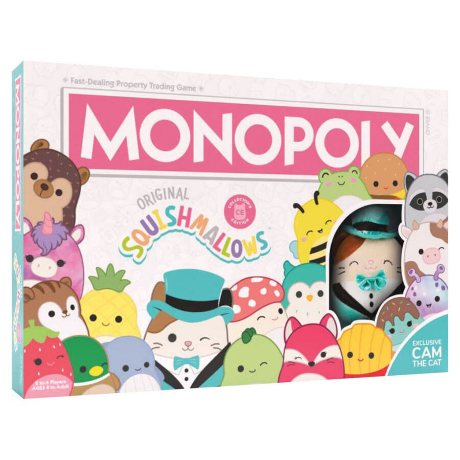 MONOPOLY: Original SquisModazoneallows Collector's Edition Board Game by USAopoly, Inc (Walmart Exclusive) - 1