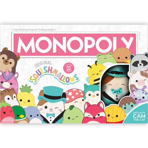 MONOPOLY: Original SquisModazoneallows Collector's Edition Board Game by USAopoly, Inc (Walmart Exclusive) - 4