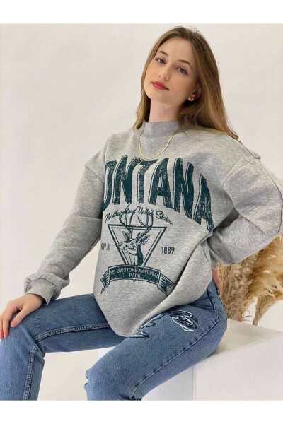 Montana Beden Fazla Sweatshirt - 5