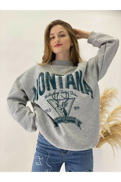 Montana Beden Fazla Sweatshirt - 1