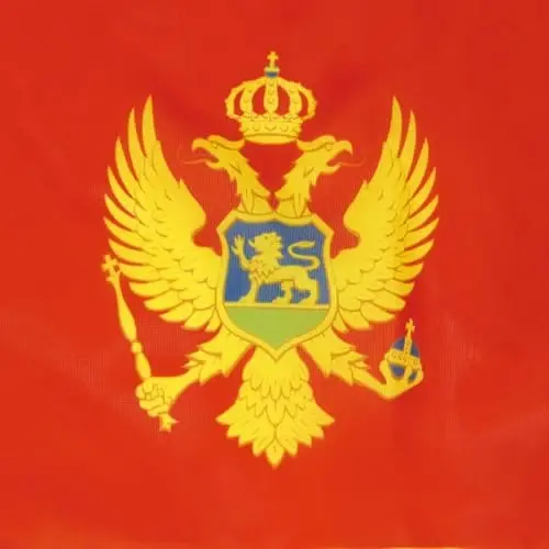 Montenegro NAUTICAL Flag 18'' x 12'' - Montenegrin flags 30 x 45 cm. - Banner 12x18 in for boat - AZ FLAG - 3