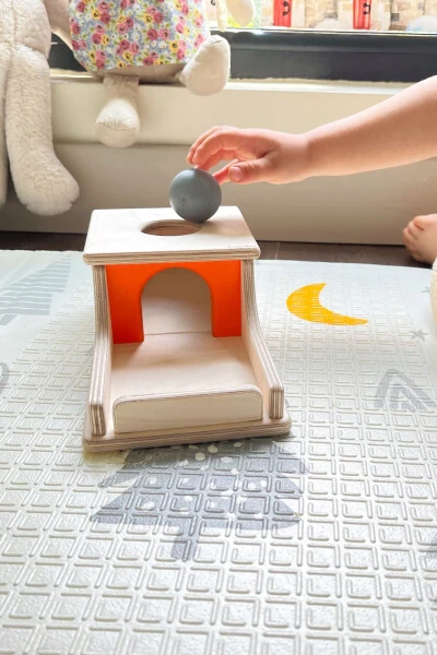 Montessori Continuity Box, Pastel Colored Balls, Educational Wooden Toy - Modazone