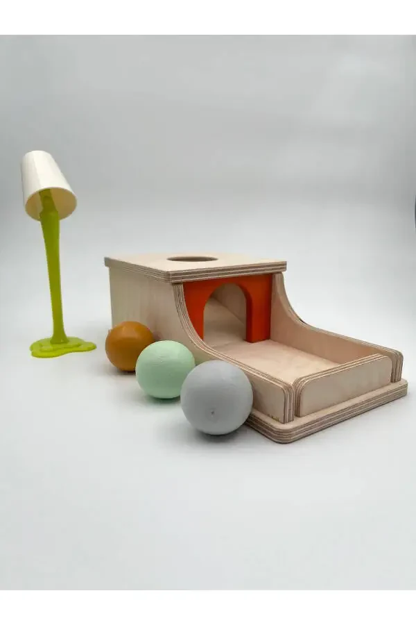 Montessori Continuity Box, Pastel Colored Balls, Educational Wooden Toy - 5