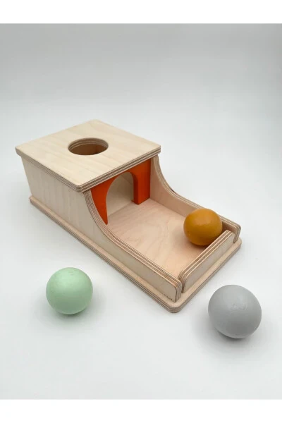 Montessori Continuity Box, Pastel Colored Balls, Educational Wooden Toy - 6