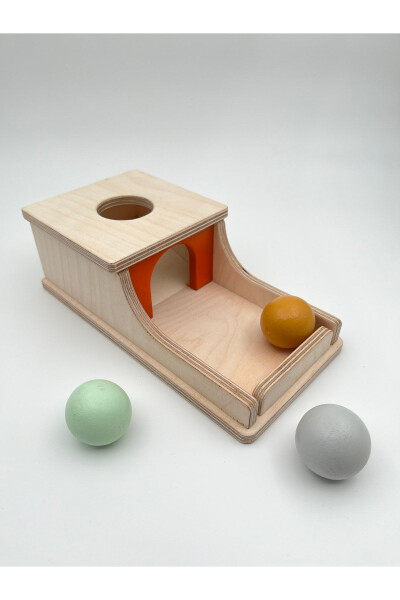 Montessori Continuity Box, Pastel Colored Balls, Educational Wooden Toy - 5