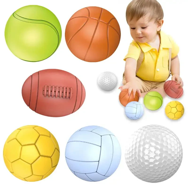 Montessori Learning Toys, Textured Multi Ball Set, Baby Toys 0 6 12 Months, Sensory Ball Infant Toys - Modazone